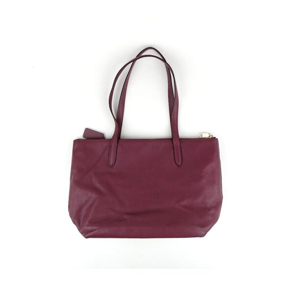 Coach Taylor Wine Leather Shoulder Bag 38312 - Picture 6 of 13